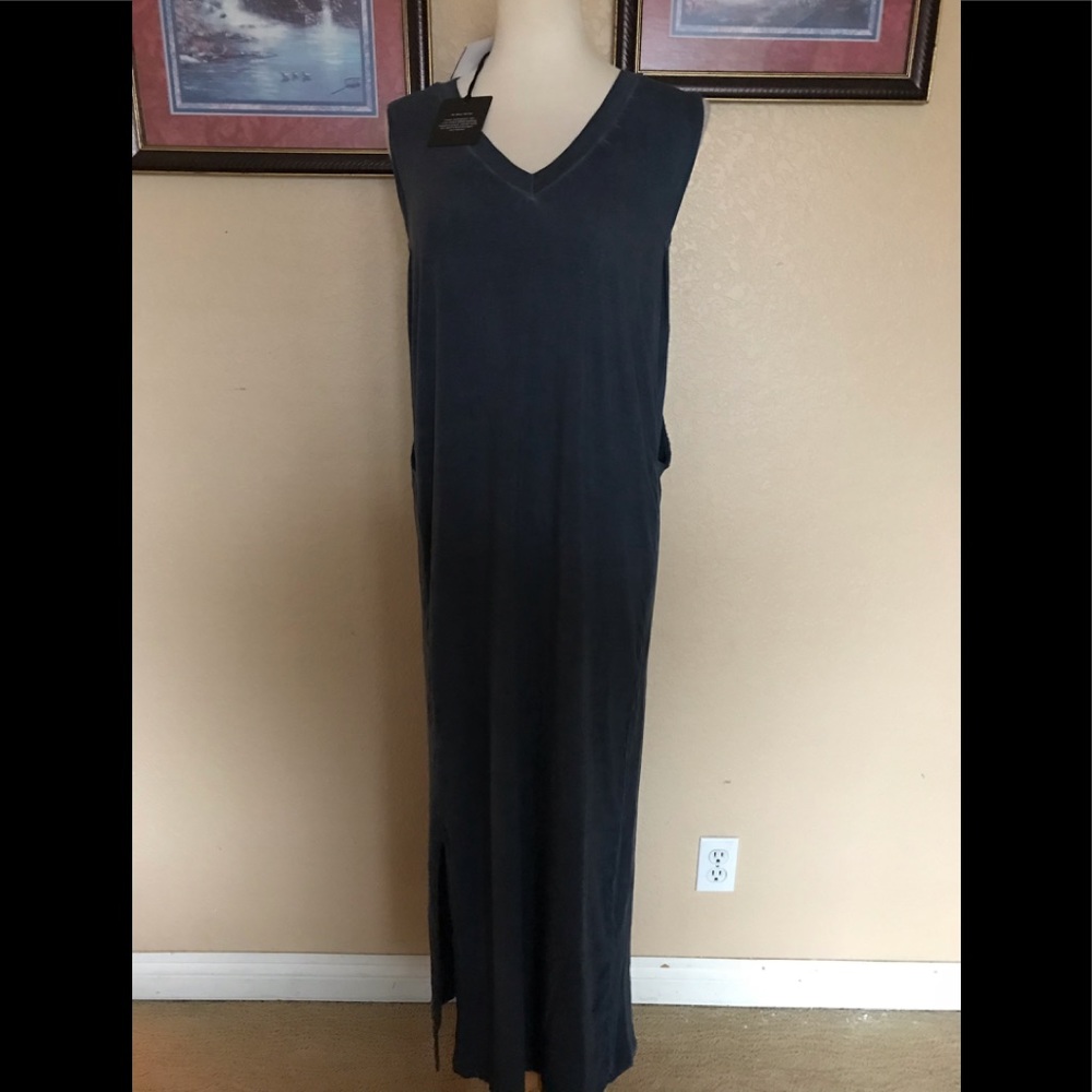 Beautiful long heavy fabric dress-SOLD